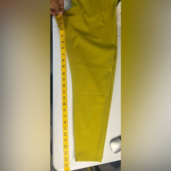 CALIA Stay The Path Leggings Ribbed Yellow, Green Women’s XL Tummy Control - Picture 9 of 9